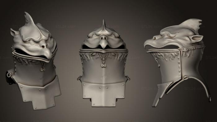 Miscellaneous figurines and statues (Helmet, STKR_0592) 3D models for cnc